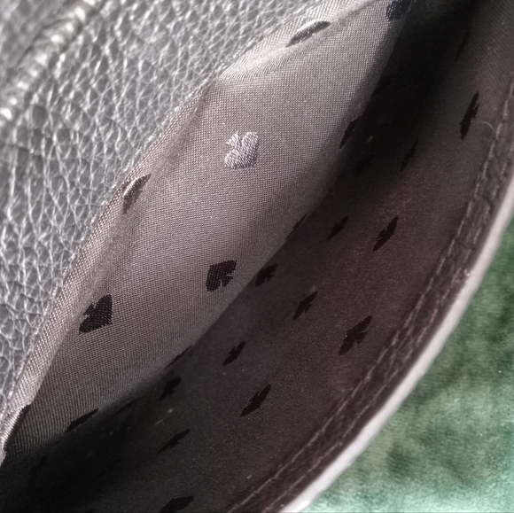 Kate Spade Black Leathet Glitter On Mini Camera Bag - Picture 15 of 16